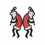 Père Noël Kokopelli Sweatshirt À Capuche Brodé