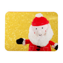 Père Noël Magnets En Rectangle