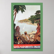 Père Noël Margherita Ligure Poster