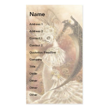 Père Noël Muerte Businesscard Carte De Visite