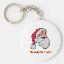 Père Noël polonais Keychain Porte-clés