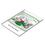 Père Noël valsant et Mme Claus Notebook Carnets
