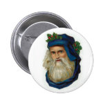 Père Noël victorien bleu Pin's