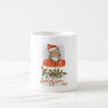 Père Noël vintage Tasses À Café