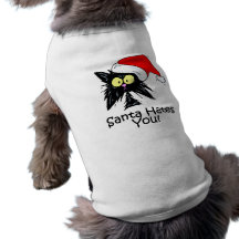 Père Noël vous déteste T-shirts Pour Animaux Domestiques