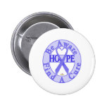 PeriwinkleBlueHeartRibbonBeAwareFindCureLight Badges