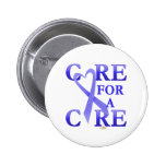 PeriwinkleBlueHeartRibbonCareCureDark Badges