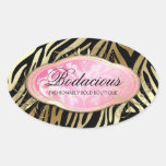 Perle iridescente de zèbre Bodacious de la boutiqu Stickers Ovales