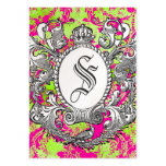 Perle vintage de prime de rouleau de couronne de r modèle de carte de visite