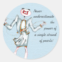 Perles d'autocollant de vanité de sagesse