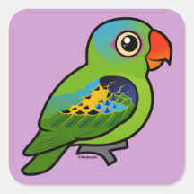 Perroquet Bleu-naped Autocollants