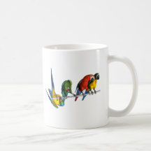 Perroquet d'ara mugs