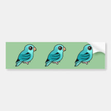 Perruche barrée par turquoise adhésifs pour voiture