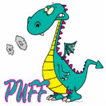 personnage de dessin animé idiot de dragon de souf photo en relief