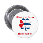 Personnalisé embrassez-moi que je suis cubain, (le badge