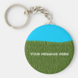 PERSONNALISER DE ~ D'HERBE ET DE CIEL KEYCHAIN D'É PORTE-CLÉ