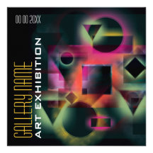 PERSONNALISER d'ouverture d'exposition de galerie  Cartons D'invitation