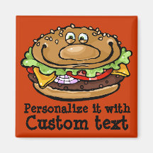 Personnaliser drôle de gril de barbecue de BBQ d'h Magnets Pour Réfrigérateur