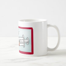Personnalisez avec le nom - l'infirmière superbe tasse à café