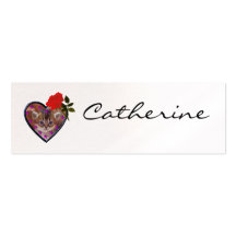 Personnalisez la nuit des filles profilent la cart modèles de cartes de visite