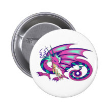 Personnalisez le bouton mignon de dragon pin's avec agrafe