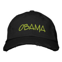 Personnalisez le cadeau commémoratif d'OBAMA Casquette De Baseball Brodée