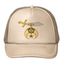 PERSONNALISEZ L'EMBLÈME DE SHRINERS CASQUETTES DE CAMIONNEUR