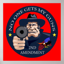 Personne obtient mes armes à feu 1 posters