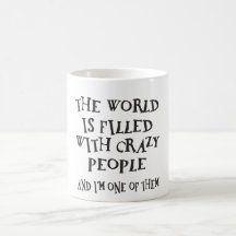 Personnes folles tasse à café