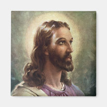 Personnes religieuses vintages, portrait de Jésus- Aimants