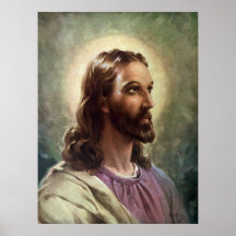Personnes religieuses vintages, portrait de Jésus- Posters