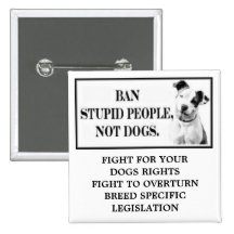 Personnes stupides d'interdiction, pas chiens pin's