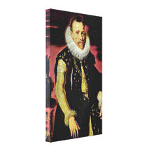 Peter Paul Rubens - archiduc Albrecht VII Toile Tendue Sur Châssis