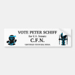 Peter Schiff, sénat du Connecticut Adhésifs Pour Voiture