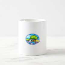 petit arbre par des bonsaïs de l'eau comme la conc mug