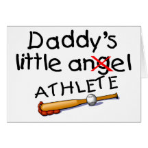 Petit athlète de Daddys Cartes De Vœux