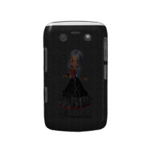 Petit audacieux mignon de Blackberry de fille de G Coque Blackberry