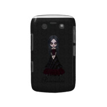 Petit audacieux mignon de Blackberry de fille de G Coque Case-Mate Blackberry