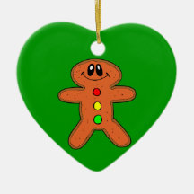 Petit bonhomme en pain d'épice de sourire mignon décoration de noël