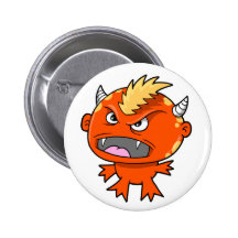 Petit bouton de bête de monstre de diable pin's avec agrafe