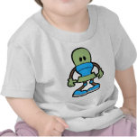 Petit caractère mécanique mignon de robot t-shirts