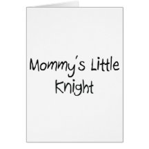 Petit chevalier de Mommys Cartes De Vœux