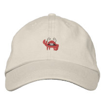petit crabe mignon casquette de baseball