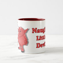 Petit diable vilain tasse à café