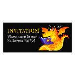Petit dragon vilain invitations personnalisables