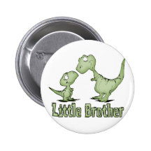 Petit frère de dinosaures badges avec agrafe