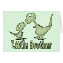 Petit frère de dinosaures carte