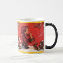 Petit garçon de batteur mug à café