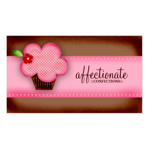 PETIT GÂTEAU AFFECTUEUX DE CONFECTIONS DE LA CHROM MODÈLES DE CARTES DE VISITE