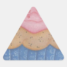 Petit gâteau autocollants en triangle